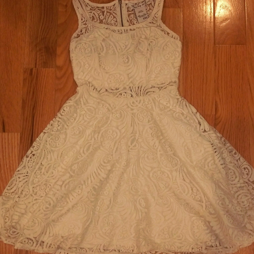 Cream Mini-Dress